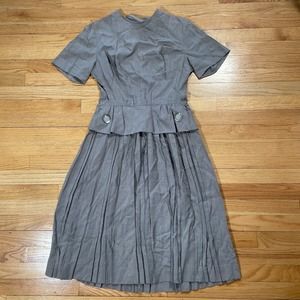 Vintage 60s Betty Hartford Pleated Dress